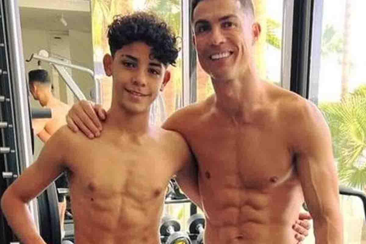 CR7 col figlio