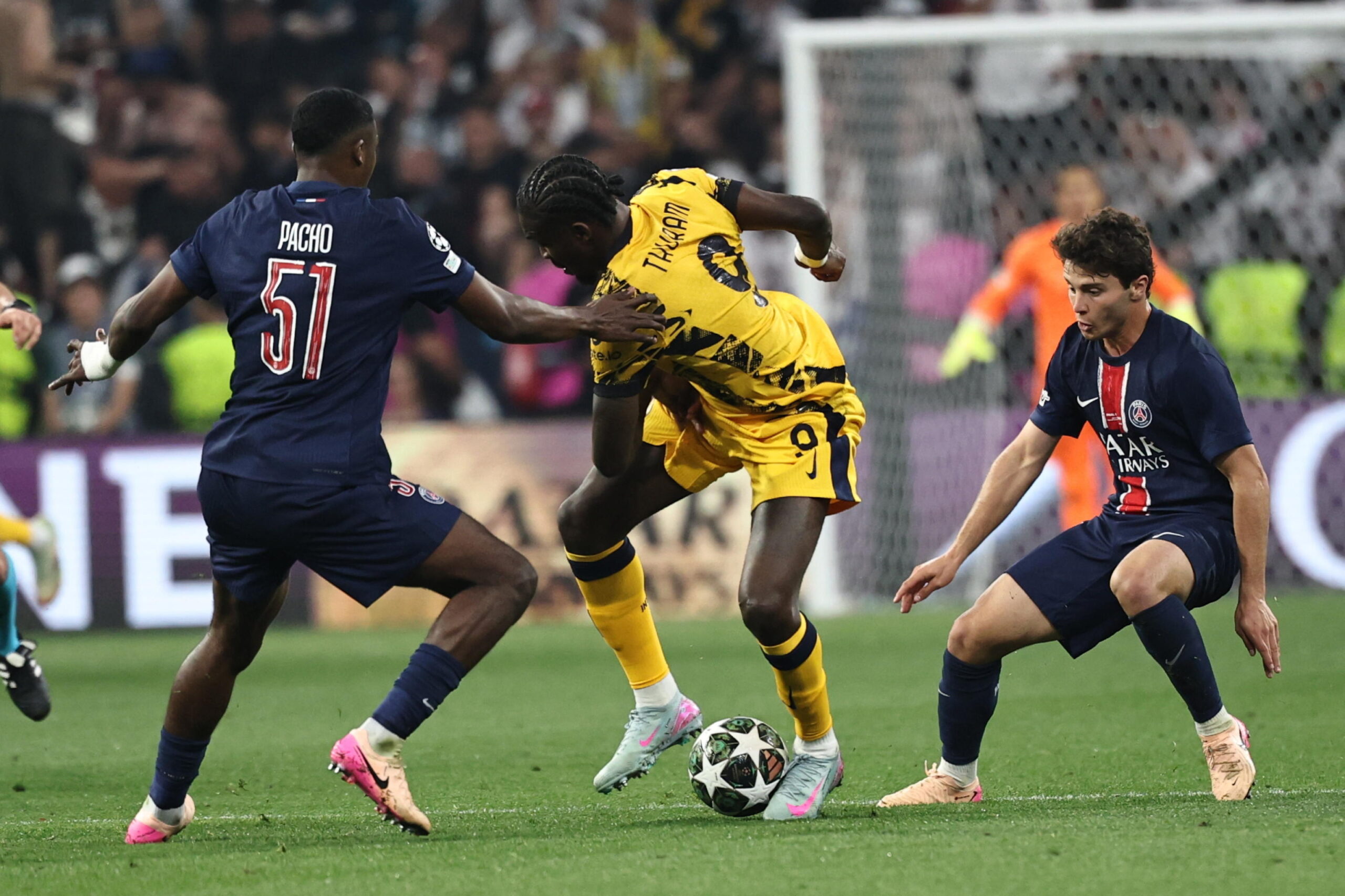 Marcus Thuram e Pacho (Foto ANSA)